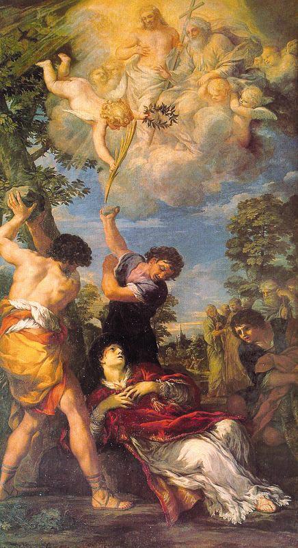 Pietro da Cortona The Stoning of St.Stephen 02 oil painting picture